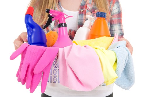 Local cleaners preparing a home for a deep clean in Hollandpark