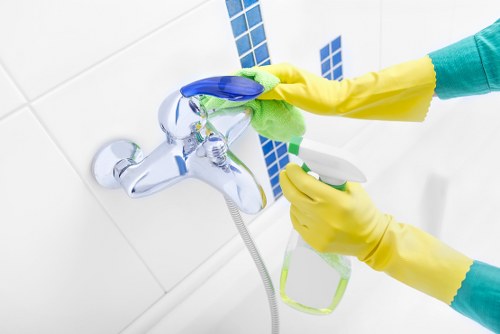 Move-out cleaning preparation in a Hollandpark flat with rooms ready for inspection