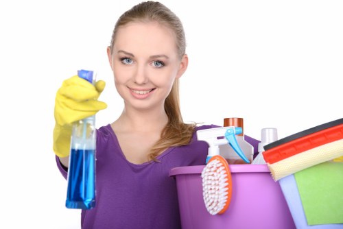 Local deep cleaning team working in Hollandpark commercial space