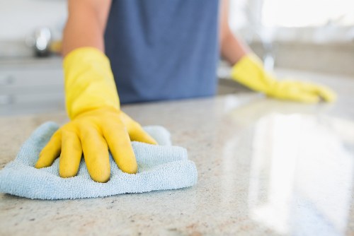 Waste sorting and lawful disposal during cleaning service